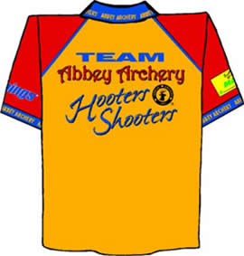 Hooter Shooter Team Shirt Back.